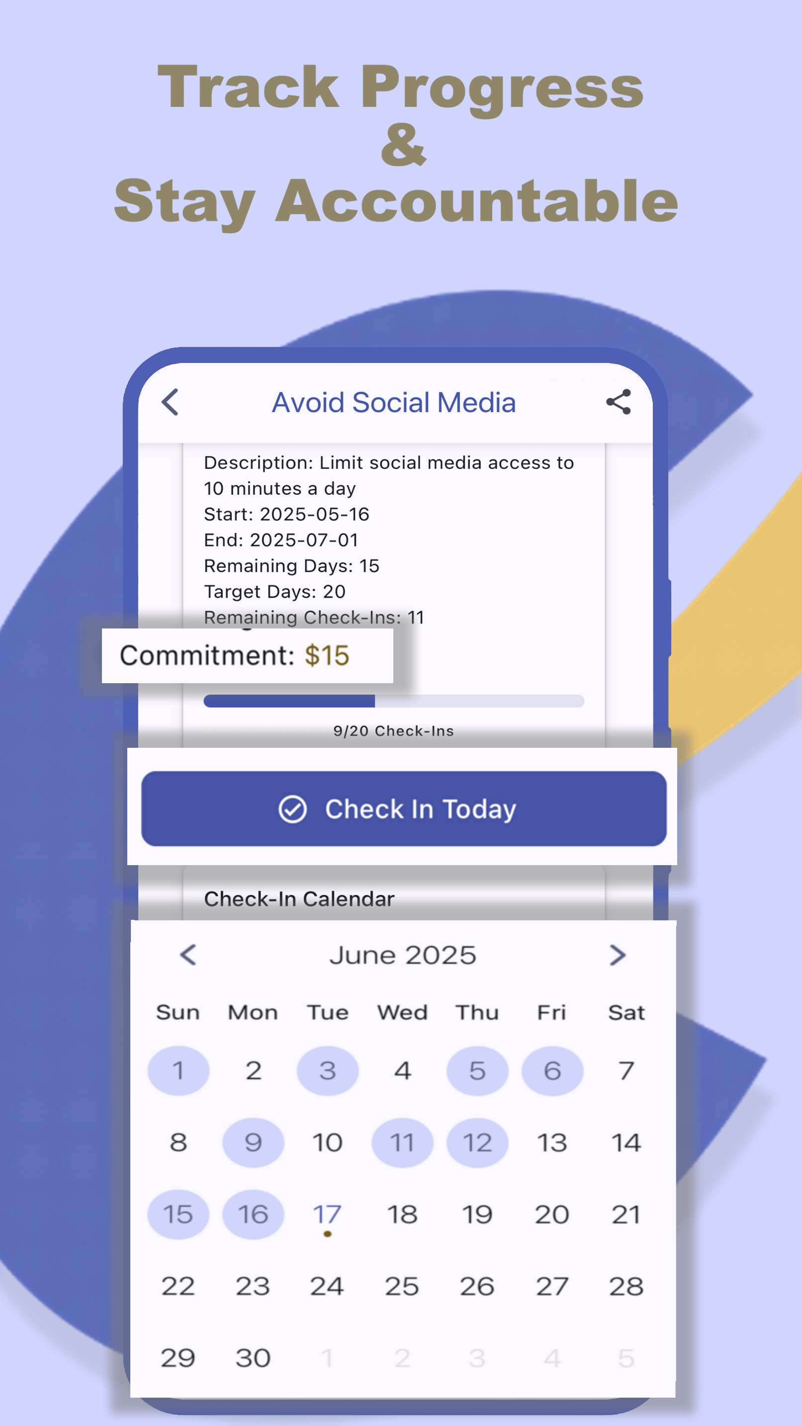 C'Meet It progress tracking dashboard