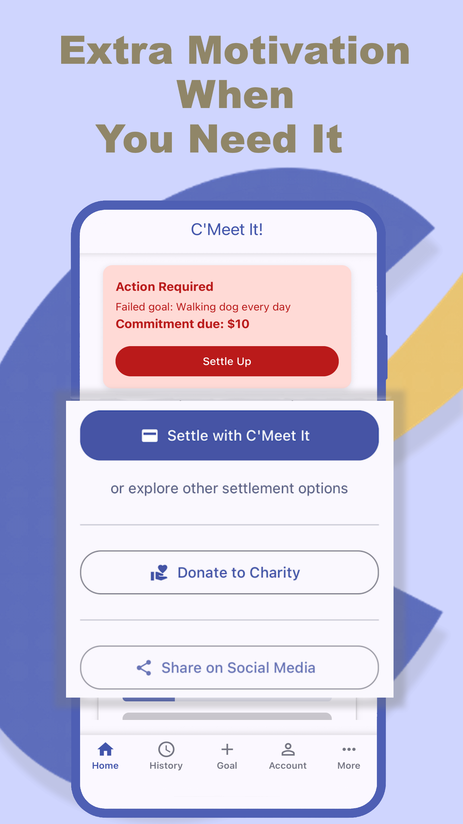 C'Meet It goal templates and customization